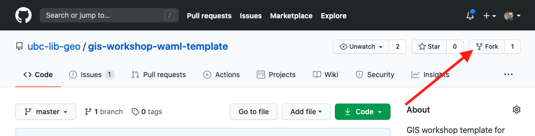 Fork This Workshop | GIS Workshop Template